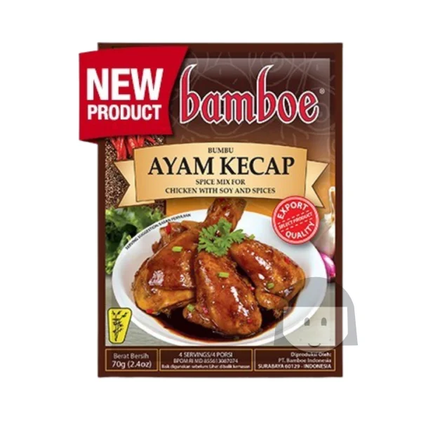 Bamboe Ayam Ketjap 70 gr Kruiden en gekruide bloem