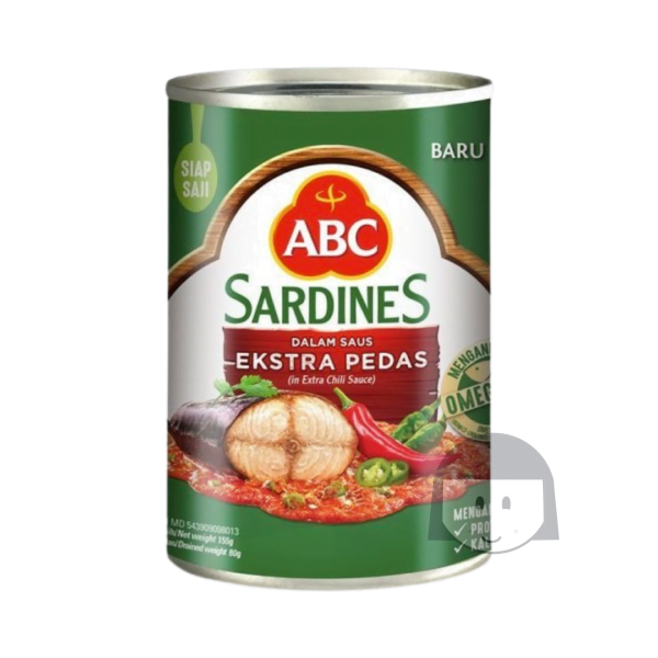 ABC Sardines Dalam Saus Extra Pedas 425 gr Meal Compliment