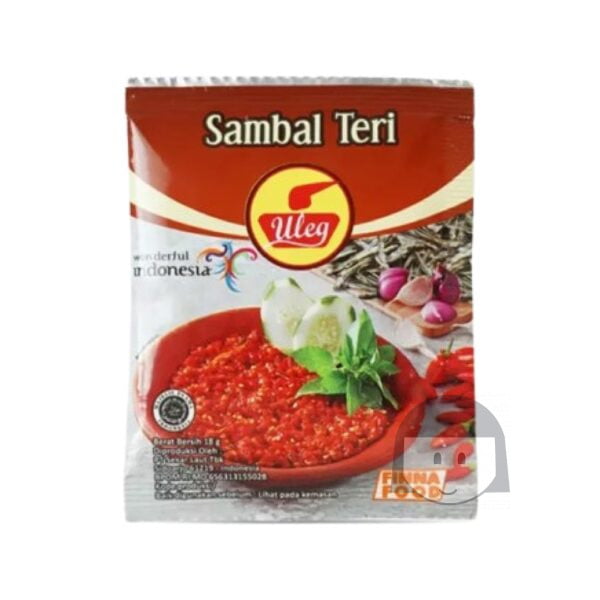 Finna Uleg Sambal Teri 15 gr, 10 sachet Pujian Makanan