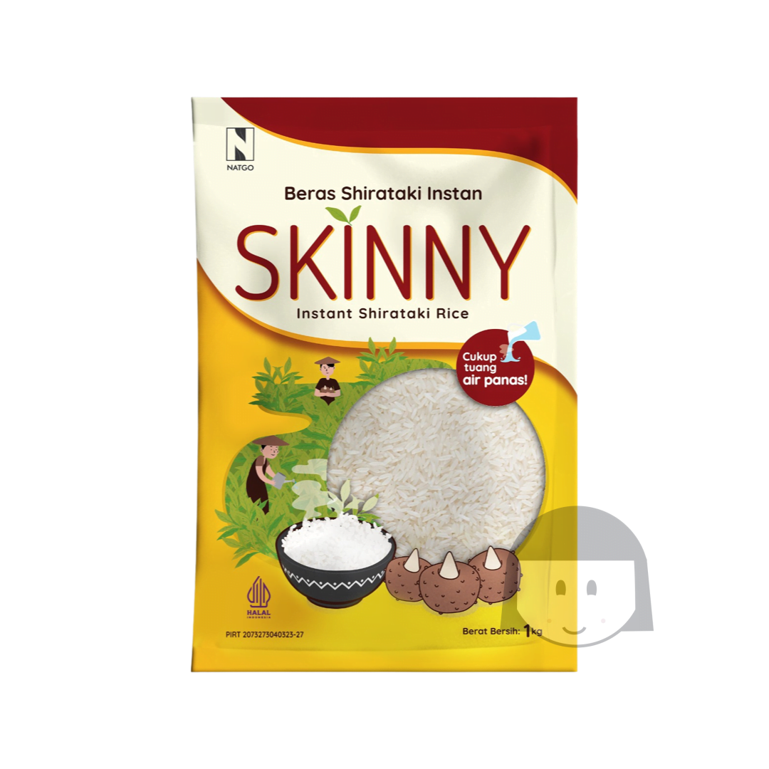 Skinny Instant Shirataki Rice 1 kg - 100% authentic Indonesian products ...