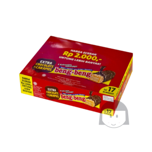 Beng-Beng Wafer dengan Sereal Bersalut Cokelat 25 gr x 17 pcs Exp. 02-2025 Sweet Snacks