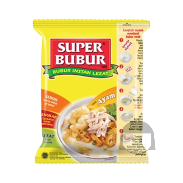 Super Bubur Instan Lezat Rasa Ayam 45 gr Noodles & Instant Food