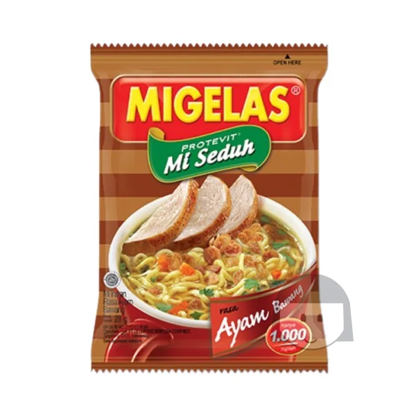 Migelas Rasa Ayam Bawang 30 gr, 10 pcs Exp. 02-2025 Noodles & Instant Food