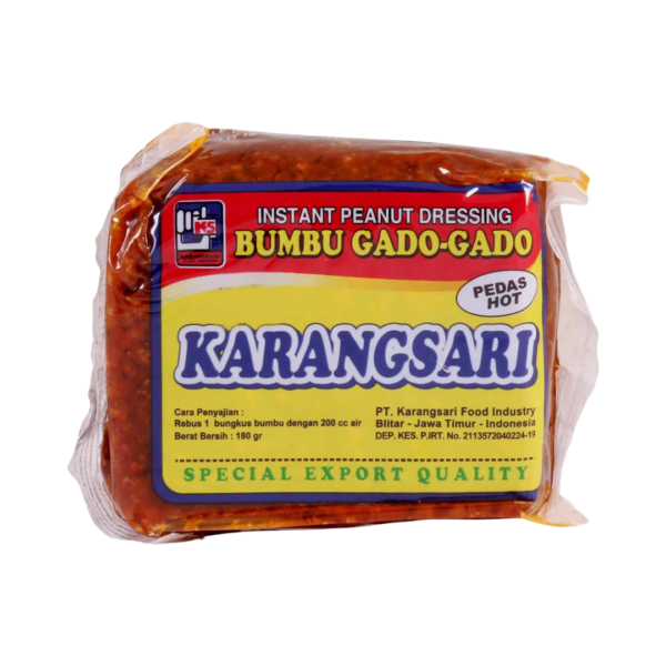 Karangsari Bumbu Gado Gado Pedas 180 gr Sojasaus, Saus & Sambal