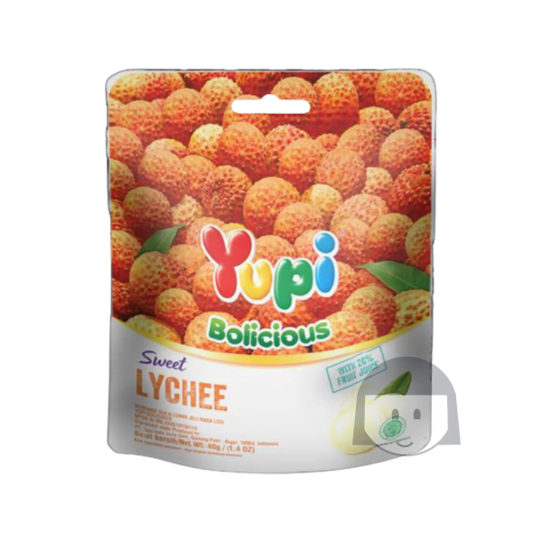 Yupi Bolicious Sweet Lychee 40 gr Exp. 04-03-2025 Candy