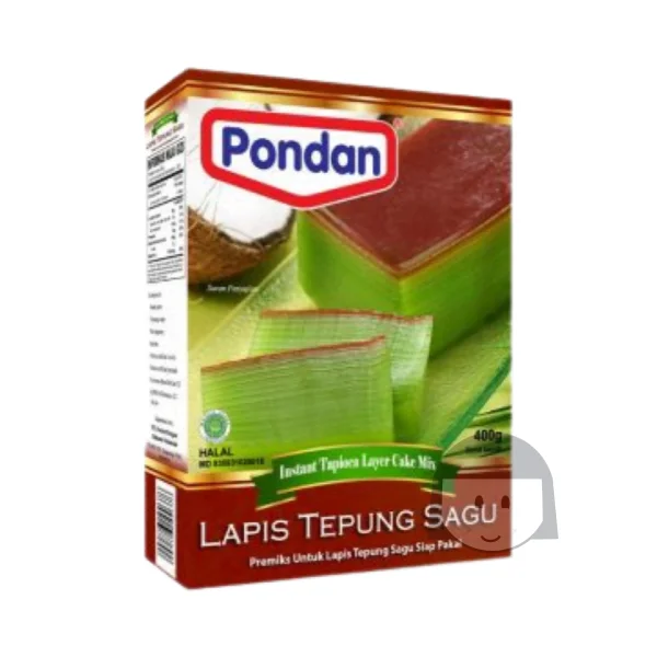 Pondan Lapis Tepung Sagu 400 gr Perlengkapan Memanggang