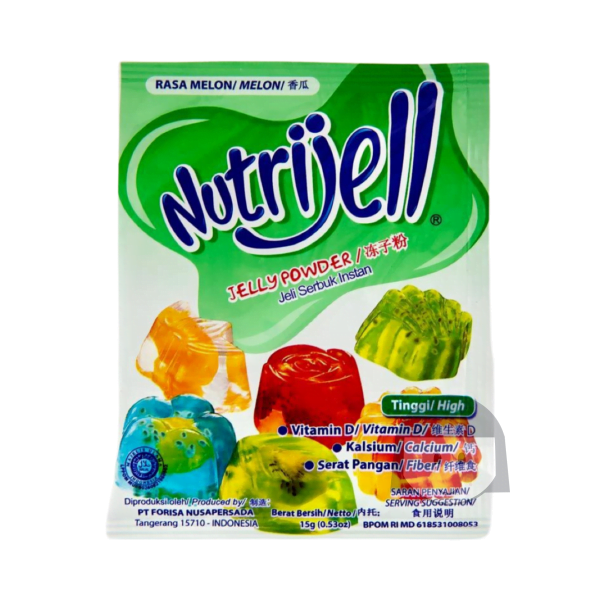 Nutrijell Jelly Poeder Rasa Meloen 15 gr Bakbenodigdheden