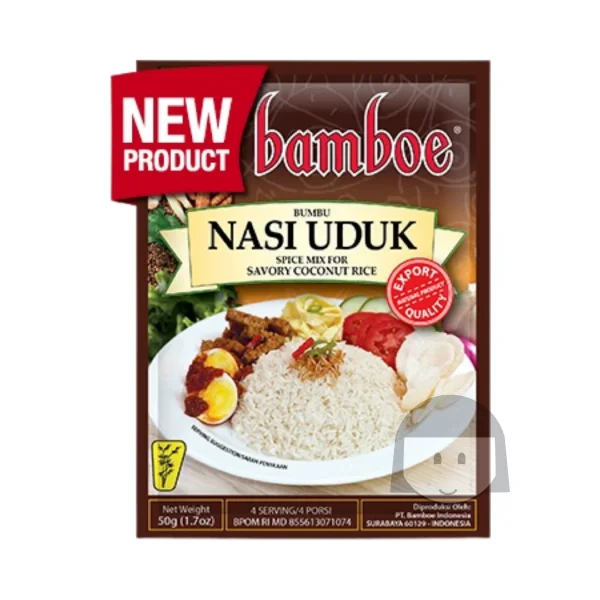 Bamboe Bumbu Nasi Uduk 50 gr Exp. 01-03-2025 Spices & Seasoned Flour