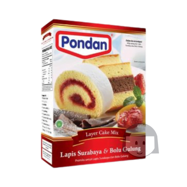 Pondan Lapis Surabaya & Bolu Gulung 400 gr Perlengkapan Memanggang