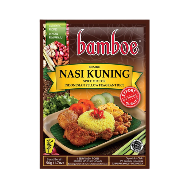 Bamboe Bumbu Nasi Kuning 50 gr Kruiden en gekruide bloem