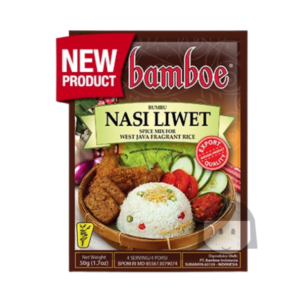 Bamboe Bumbu Nasi Liwet 50 gr Spices & Seasoned Flour