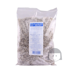 Flowerbrand Dried Small Anchovy / Ikan Teri Kecil 1000 gr Preserved Fish