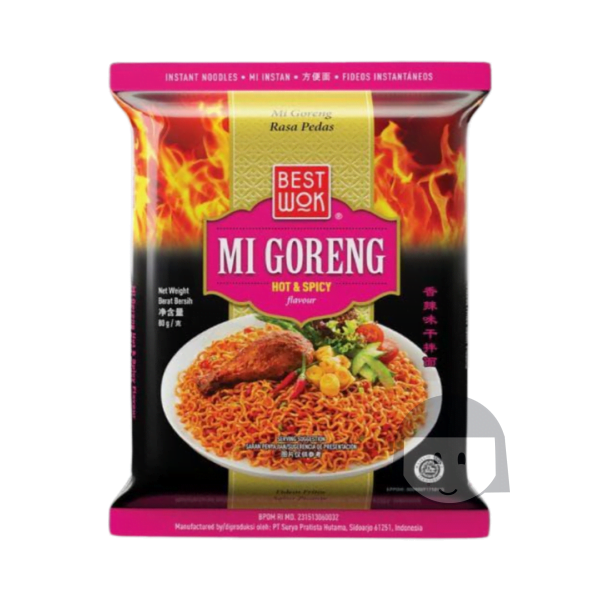 Best Wok Mi Goreng Hot & Spicy 85 gr Noodles & Instant Food