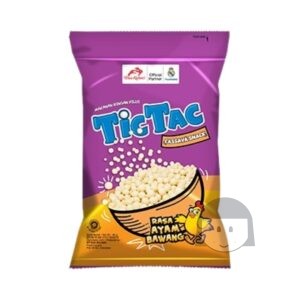 Dua Kelinci Tictac Snack Rasa Ayam Bawang 80 gr Camilan Gurih