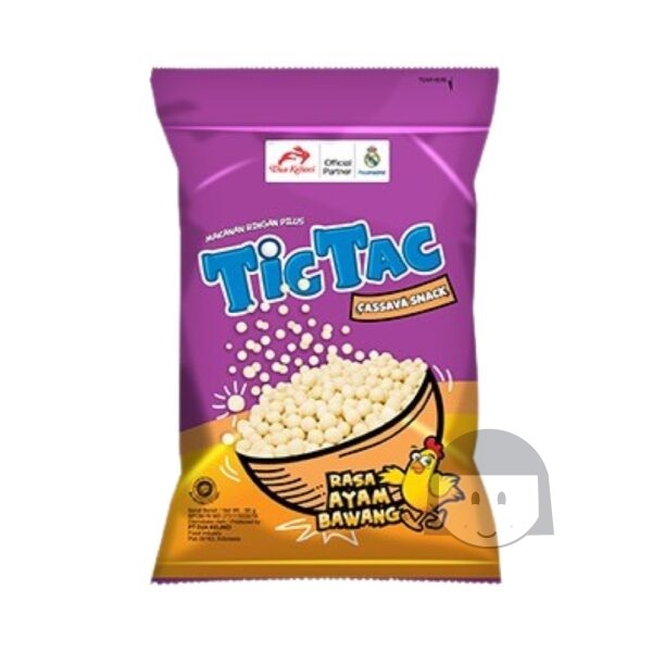 Dua Kelinci Tictac Snack Rasa Ayam Bawang 80 gr Savory Snacks