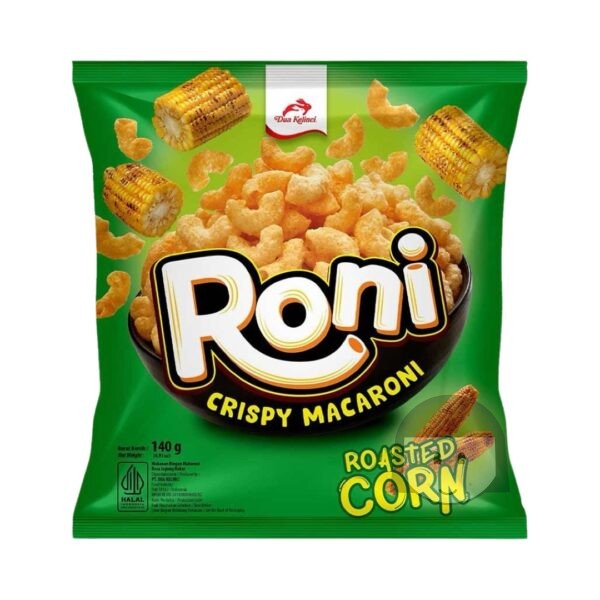 Dua Kelinci Roni Crispy Macaroni Roasted Corn 140 gr Exp. 04-2025 Savory Snacks