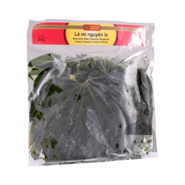 Flowerbrand Frozen Cassava Leaves / Daun Singkong 200 gr *SENDING AT OWN RISK* Frozen