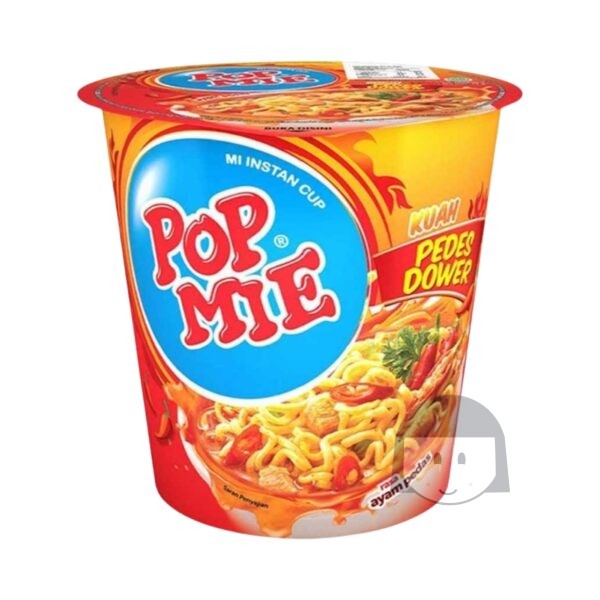 Pop Mie Kuah Pedes Dower Rasa Ayam Pedas 75 gr Limited Products