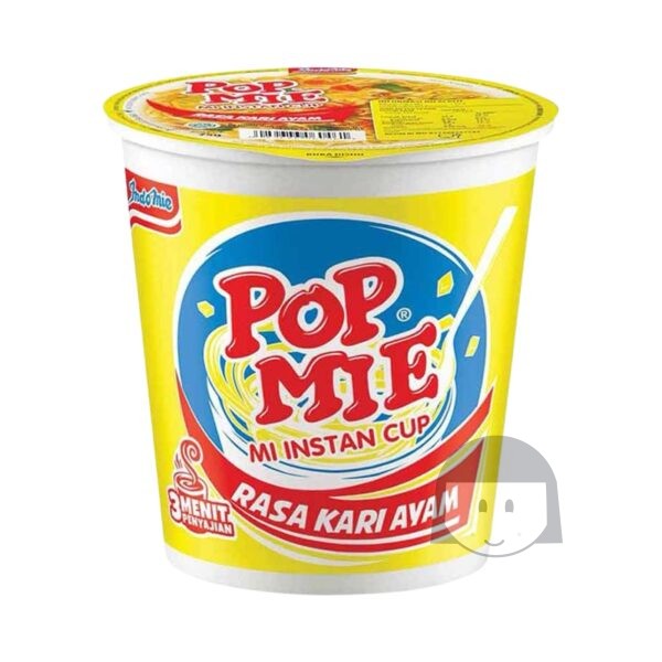 Pop Mie Mi Instan Cup Rasa Kari Ayam 75 gr FREE MAX 1 PRODUCT Free