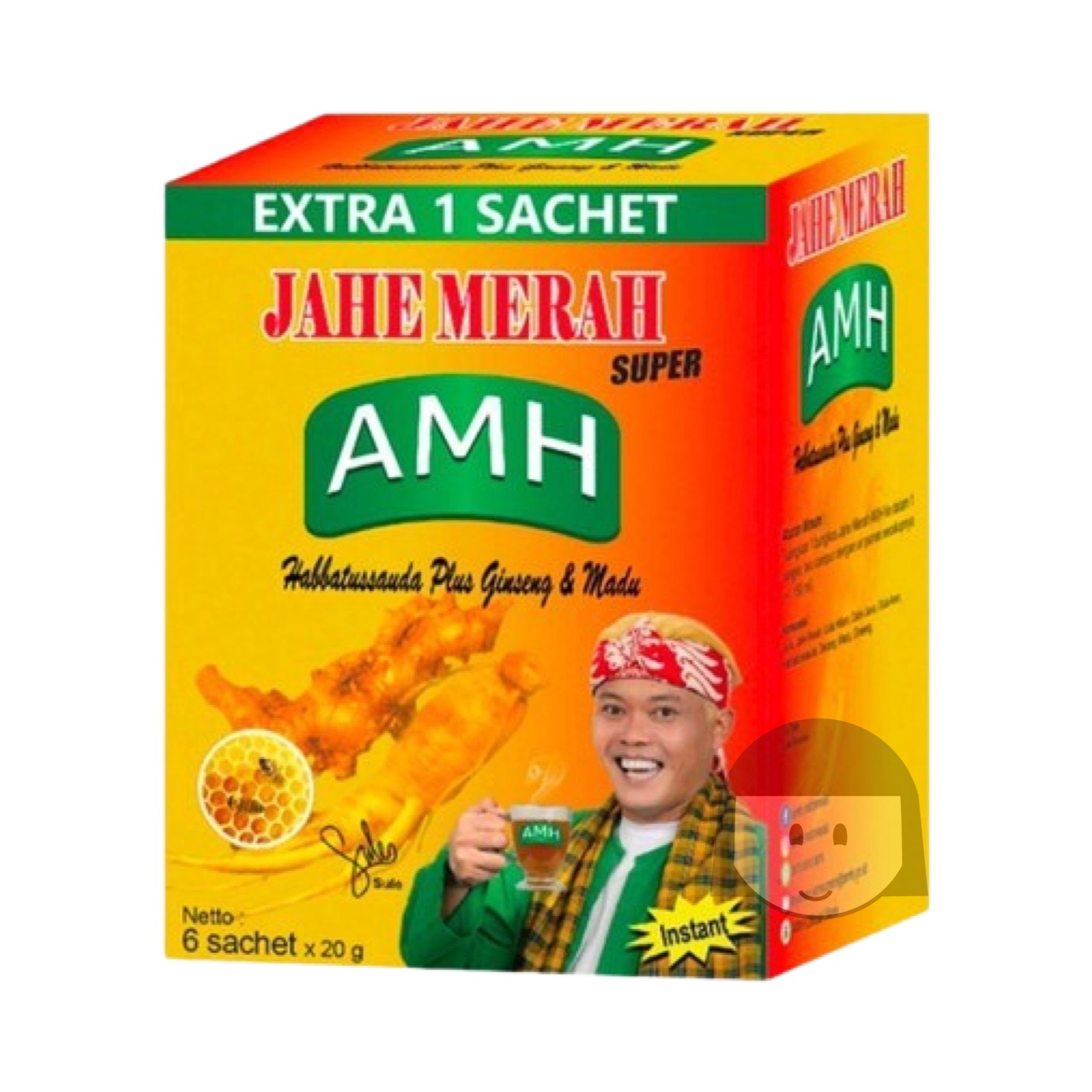 Amh Jahe Merah Herbal Instant 20 Gr 5 Sachets Buy Authentic