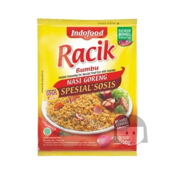 Indofood Racik Bumbu Nasi Goreng Spesial Sosis 20 gr  FREE EXPIRED MAX 1 PRODUCT Free