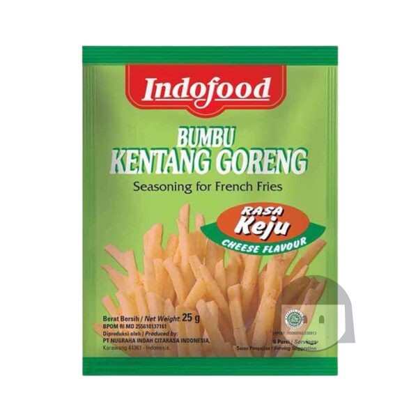 Indofood Bumbu Kentang Goreng Rasa Keju 25 gr Produk Terbatas