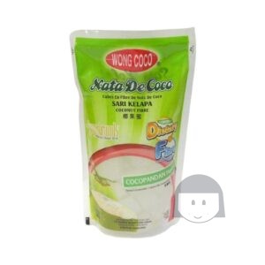 Wong Coco Nata de Coco Minuman Cocopandan Lezat 210 gr