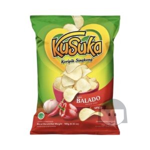 Kusuka Keripik Singkong Balado 180 gr Hartige snacks