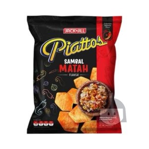 Piattos Sambal Matah 68 gr Makanan Ringan Gurih