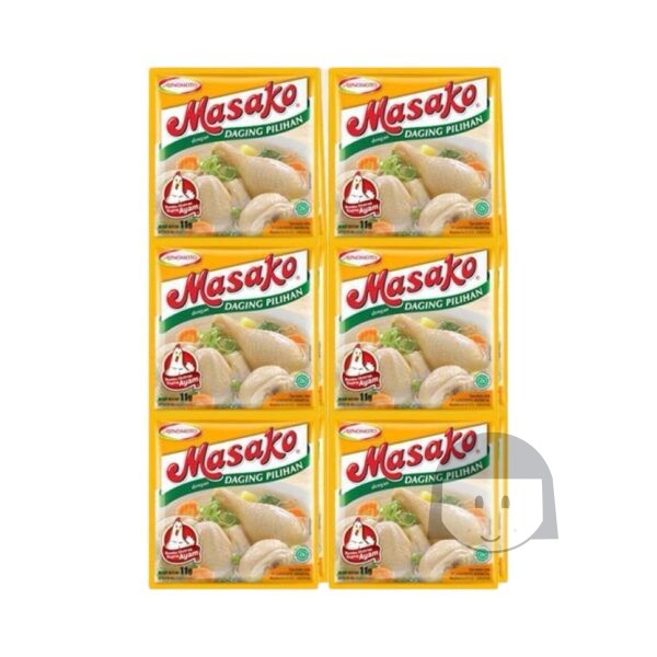 Masako Bumbu Ekstrak Daging Ayam 8.5 gr x 12 sachets Spices & Seasoned Flour