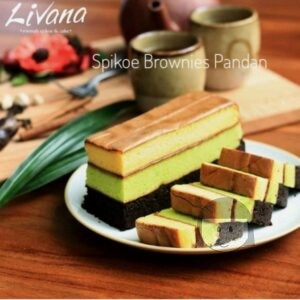 Livana Spikoe Brownies Pandan *FROZEN SENDING AT OWN RISK* Frozen