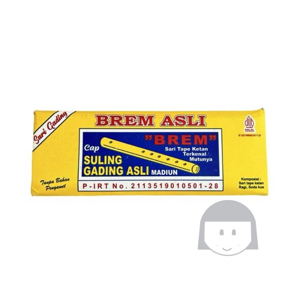 Cap Suling Gading Asli Brem Madiun 200 gr Limited Products