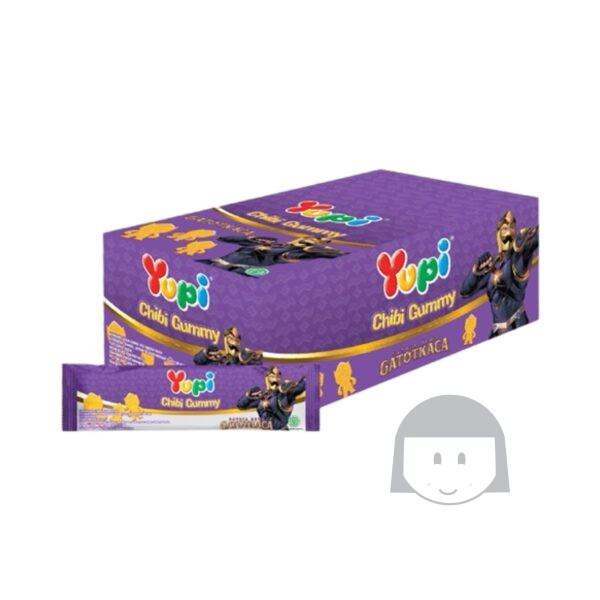 Yupi Chibi Gummy Gatotkaca 10 gr x 12 pcs Candy