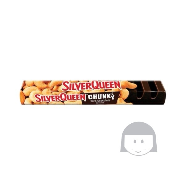 SilverQueen Chunky Dark Chocolate Cashews 95 gr Exp. 20-02-2025 Limited Products