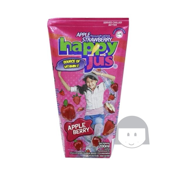 Happy Jus Apple Berry 200 ml Drinks