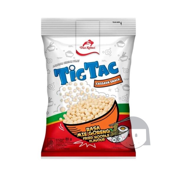 Dua Kelinci Tictac Snack Rasa Mie Goreng 80 gr Savory Snacks