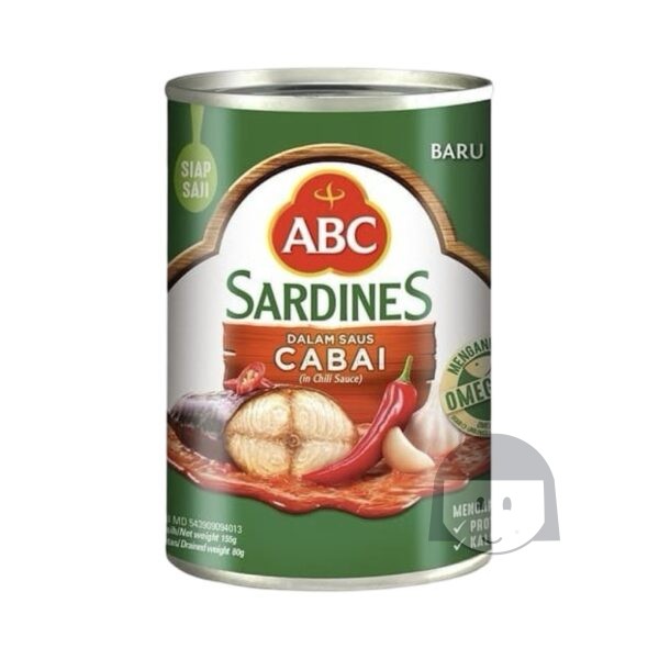 ABC Sardines Dalam Saus Cabai 425 gr Meal Compliment