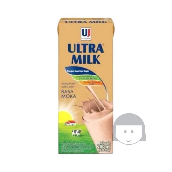 Ultrajaya Ultra Milk Rasa Moka 200 ml Drinks