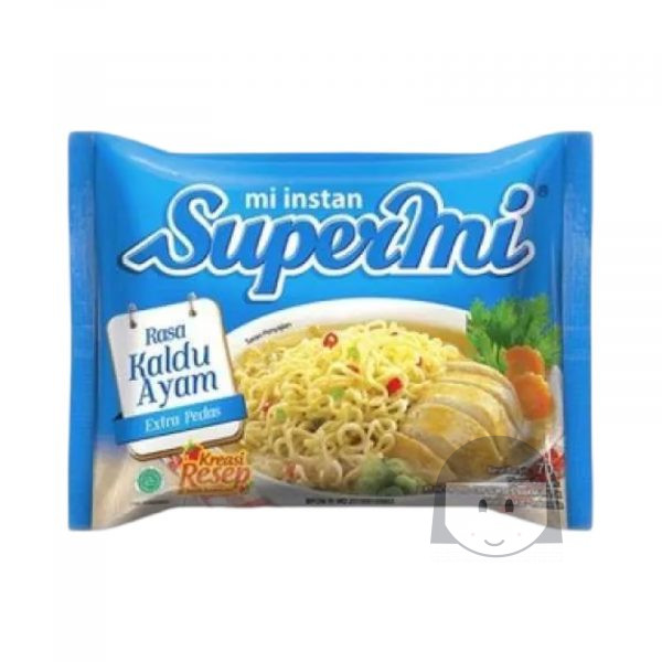 Supermi Rasa Kaldu Ayam Extra Pedas 70 gr