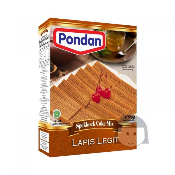 Pondan Lapis Legit / Spekkoek Cake Mix 375 gr