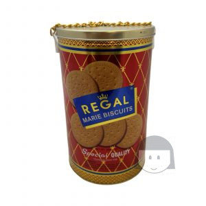 Preloved Kaleng Kosong Regal Marie Biscuits Besar Rantai Emas *LIKE NEW* Non Food