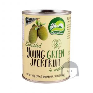 Nature Charm Shredded Young Green Jackfruit in Water 300 gr Kitchen Supplies